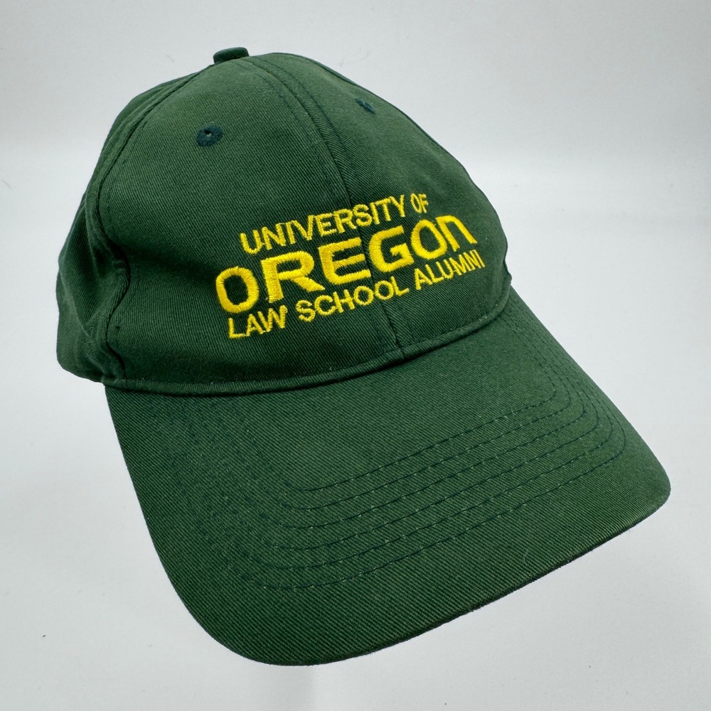 University of Oregon Law School Alumni Pacific Headwear 101C Green Cotton Hat